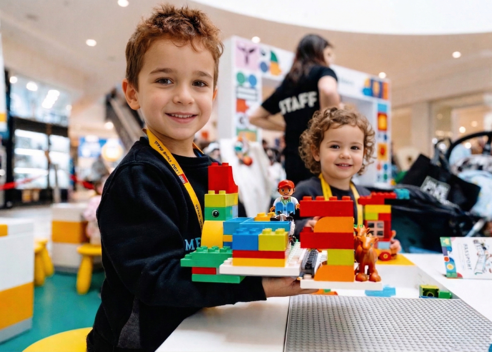 LEGO store building experience